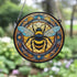 Bee Stained Glass Effect Suncatcher